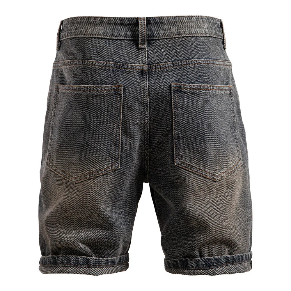 Pantaloncini di jeans casual da uomo