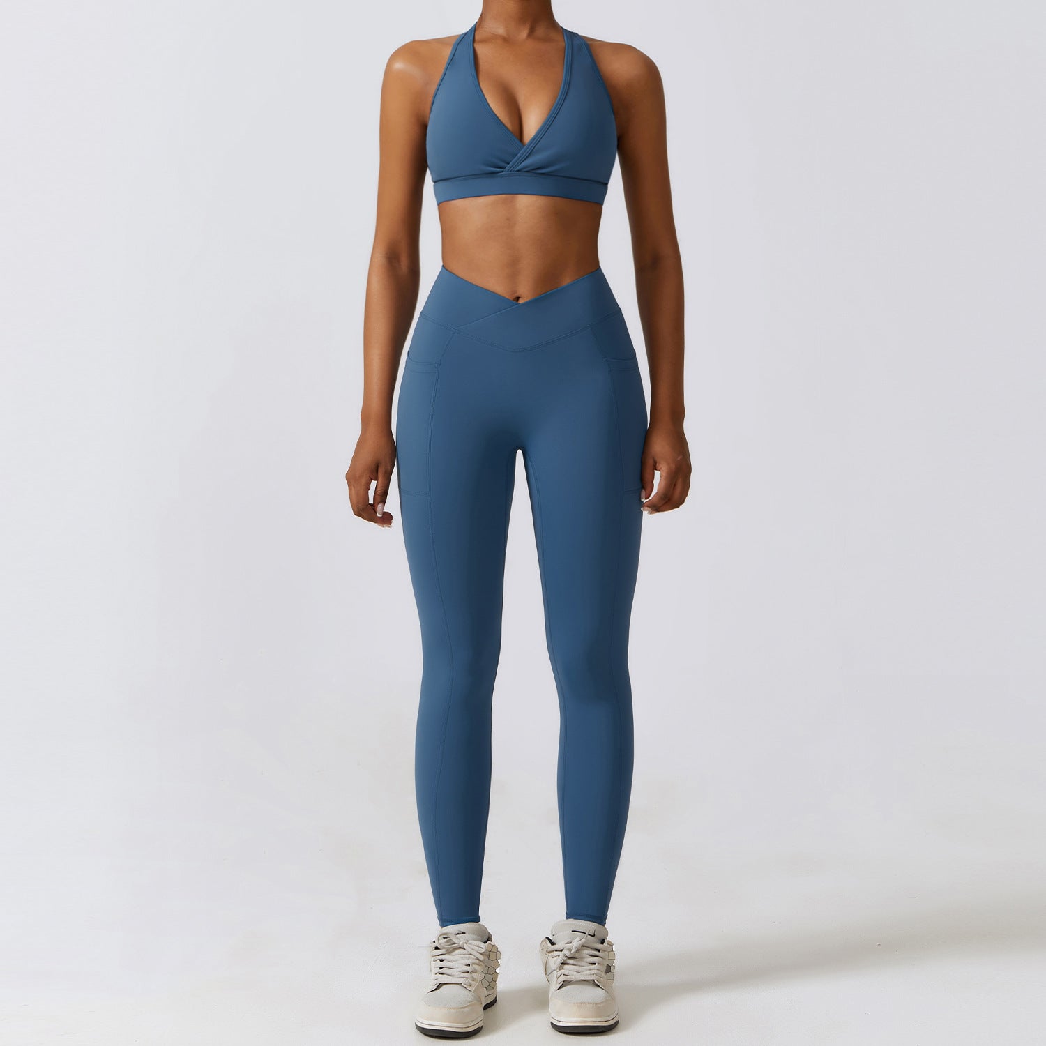 Completo da Yoga "Quick-Drying" da Donna – Leggero, Traspirante, Elasticizzato, Set di Abbigliamento Sportivo per Allenamenti e Attività Fisica