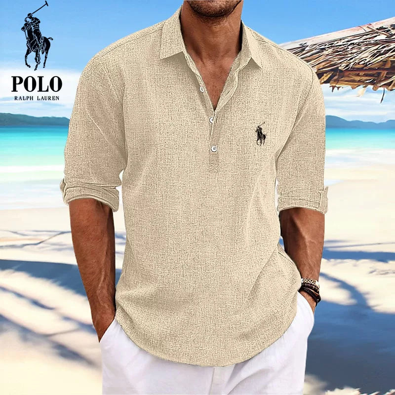Camicia estiva a maniche lunghe