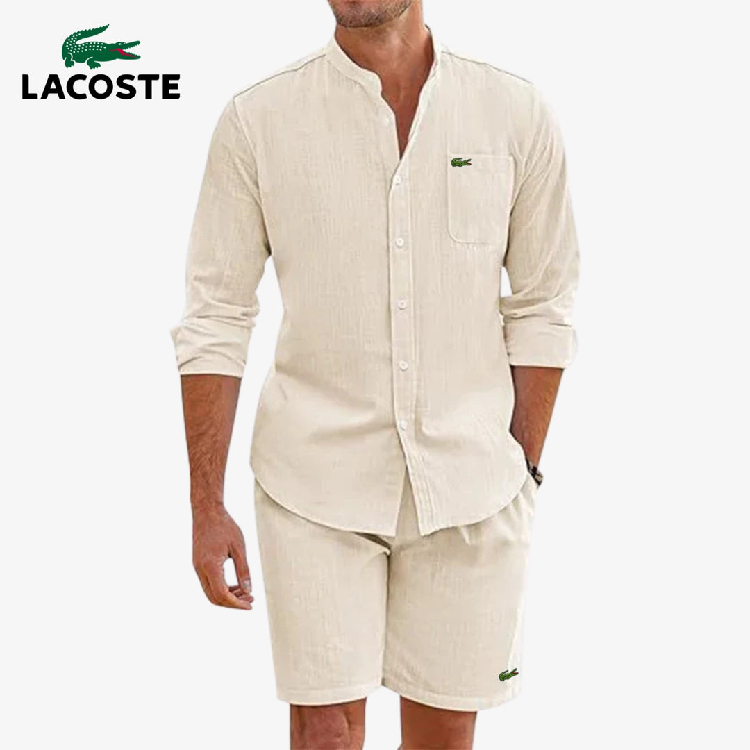 Set elegante di camicia e pantaloncini
