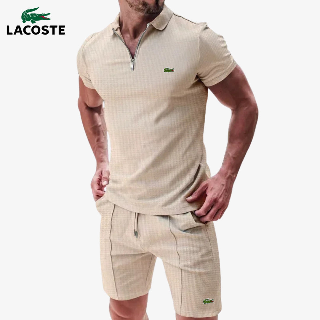 Set Polo con Zip e Pantaloncini