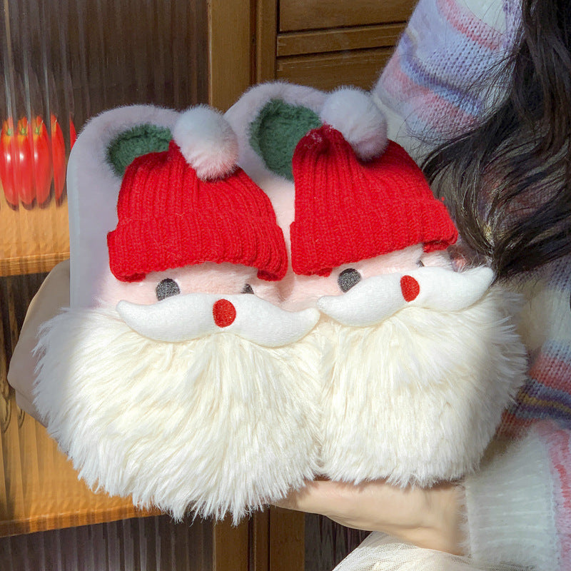 Pantofole Carine di Babbo Natale per la Casa – Scarpe Calde Invernali Antiscivolo per Donna