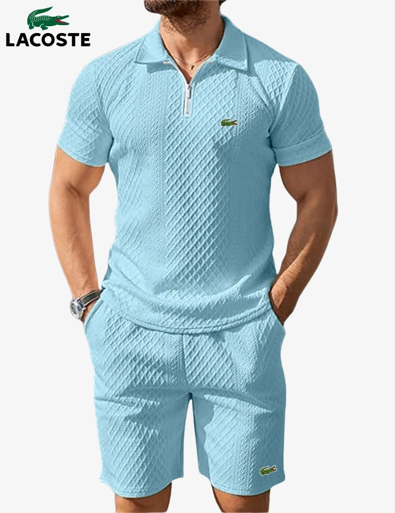 Set Polo con Zip e Pantaloncini