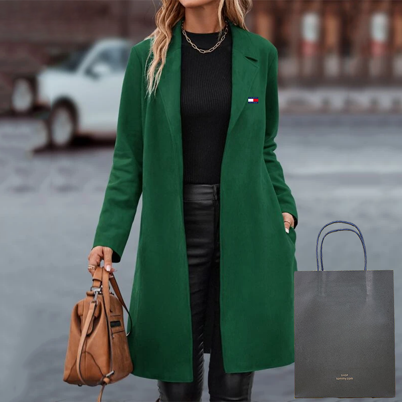 Lungo cappotto casual da donna