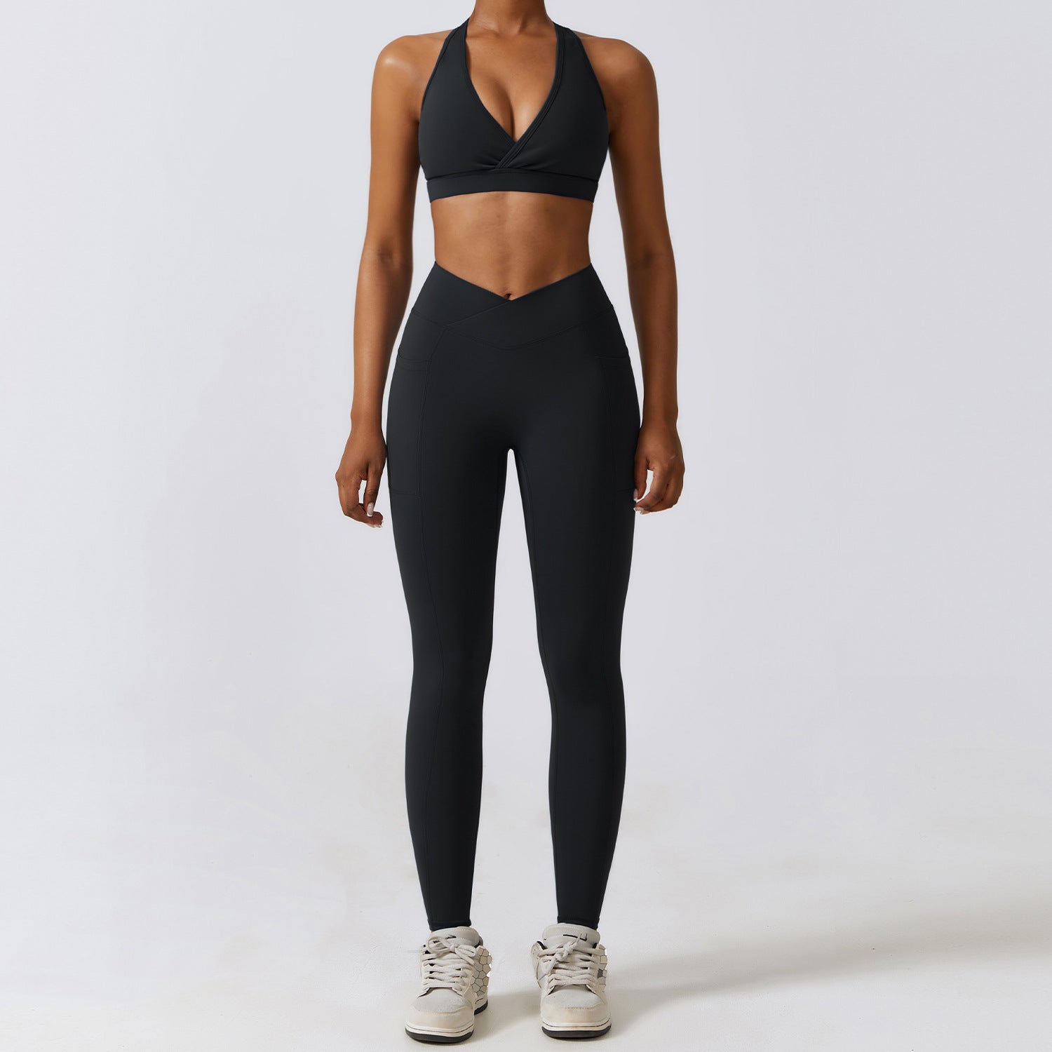Completo da Yoga "Quick-Drying" da Donna – Leggero, Traspirante, Elasticizzato, Set di Abbigliamento Sportivo per Allenamenti e Attività Fisica