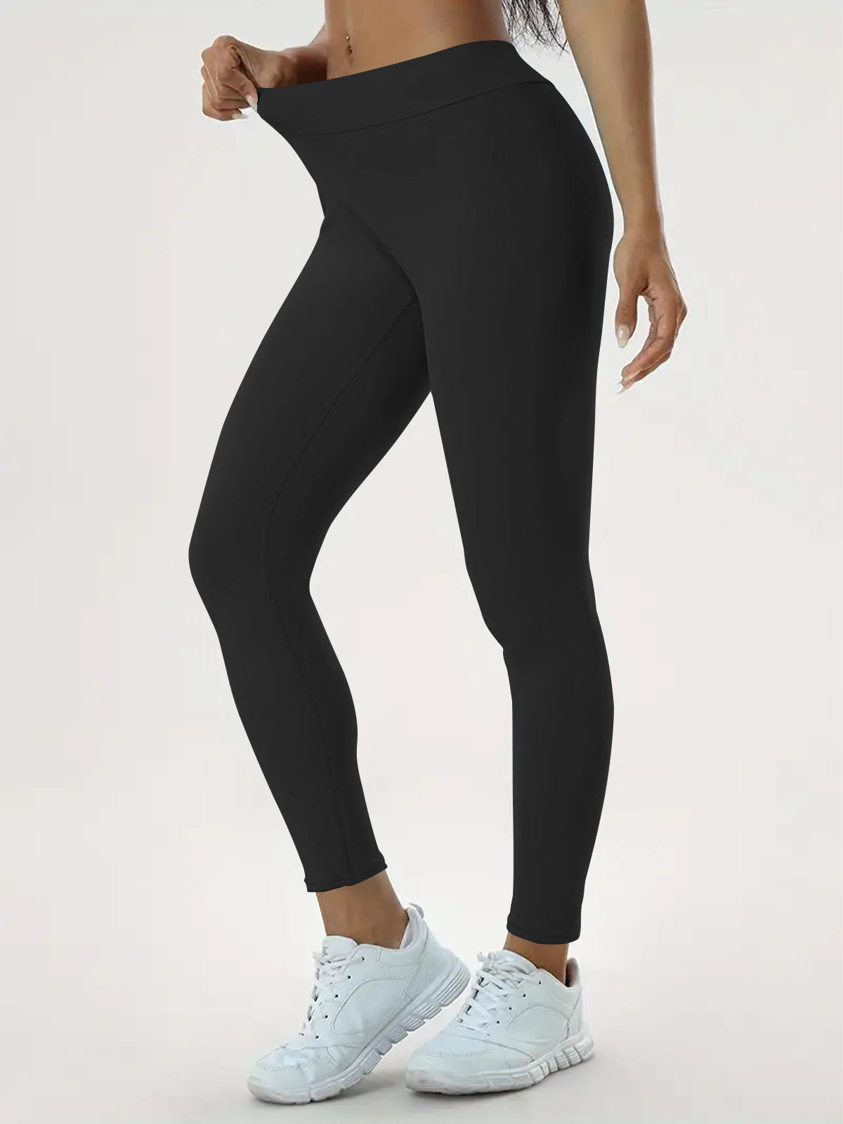 Pantaloni da Yoga da Donna Vita Alta Sollevamento Vita Alta Pantaloni Fitness Elastici e Aderenti