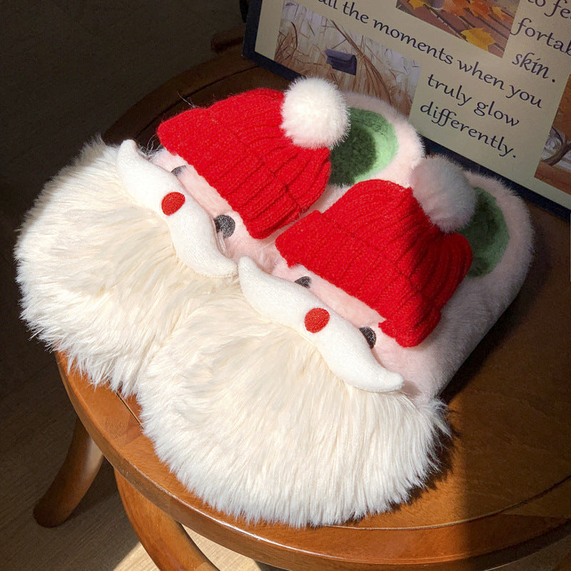 Pantofole Carine di Babbo Natale per la Casa – Scarpe Calde Invernali Antiscivolo per Donna
