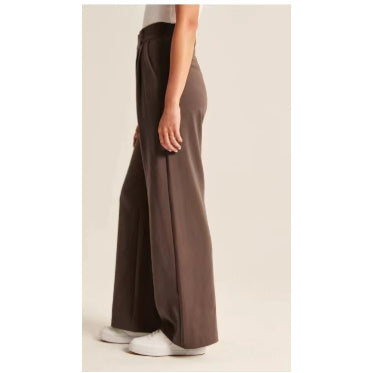 Pantaloni Casual da Donna a Vita Alta Larghi