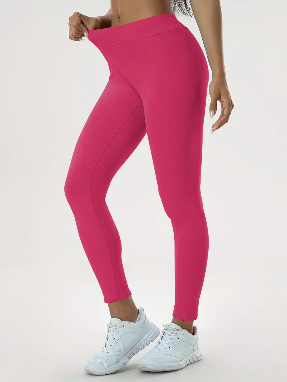 Pantaloni da Yoga da Donna Vita Alta Sollevamento Vita Alta Pantaloni Fitness Elastici e Aderenti
