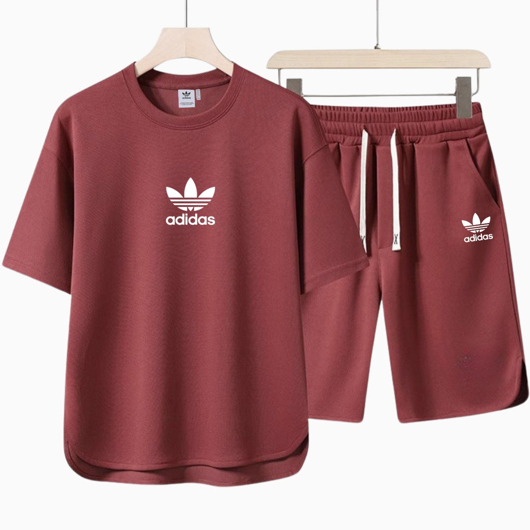 Set per il tempo libero da uomo - T-shirt e pantaloncini