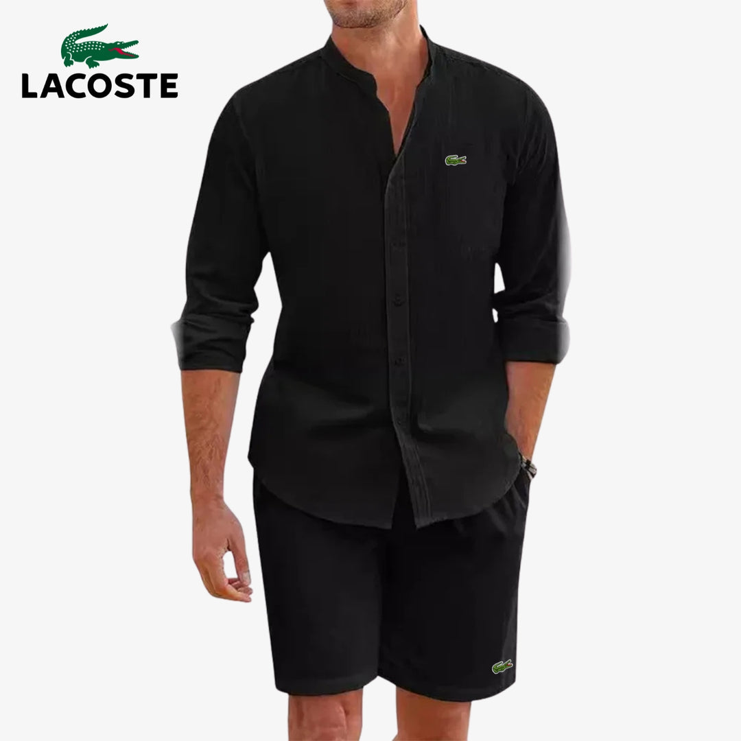Set elegante di camicia e pantaloncini