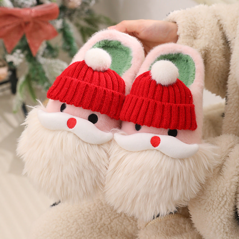 Pantofole Carine di Babbo Natale per la Casa – Scarpe Calde Invernali Antiscivolo per Donna