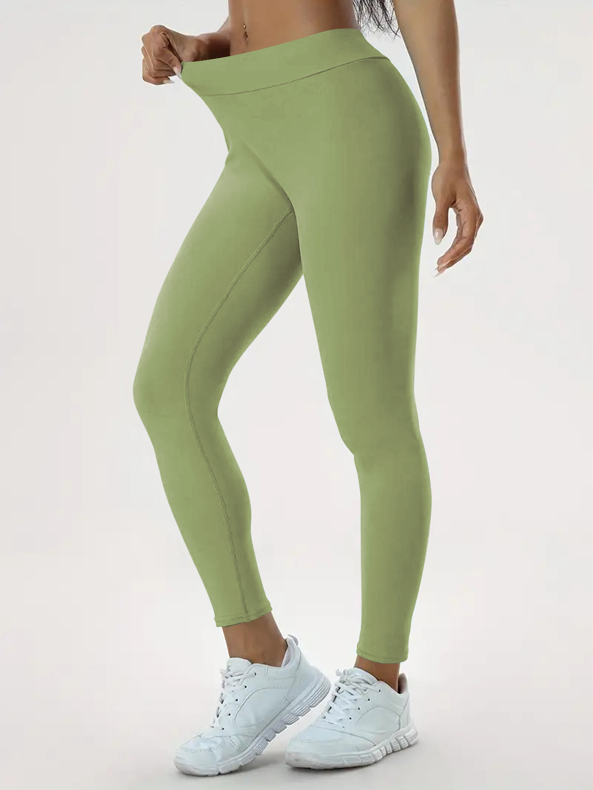 Pantaloni da Yoga da Donna Vita Alta Sollevamento Vita Alta Pantaloni Fitness Elastici e Aderenti