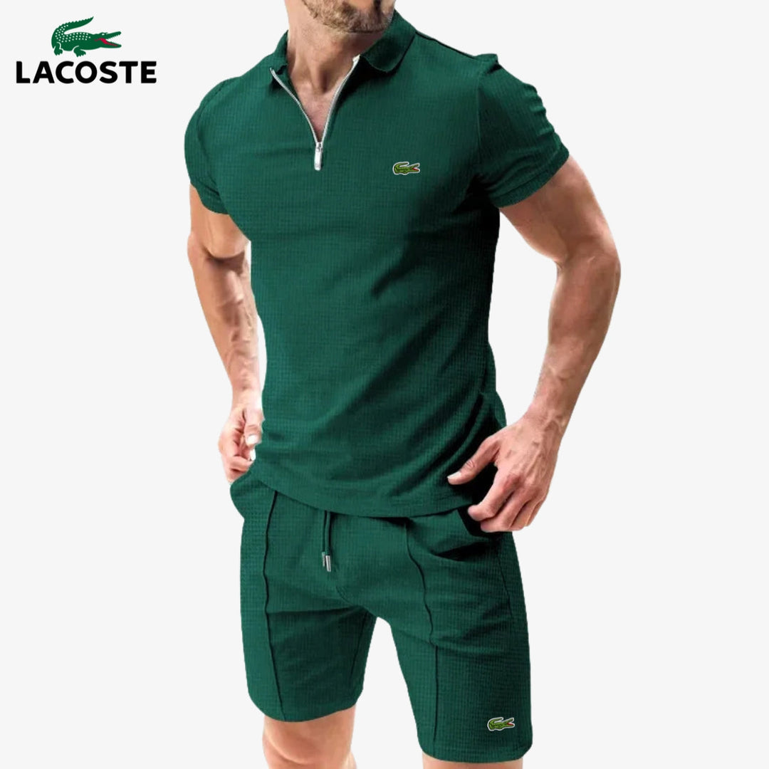Set Polo con Zip e Pantaloncini