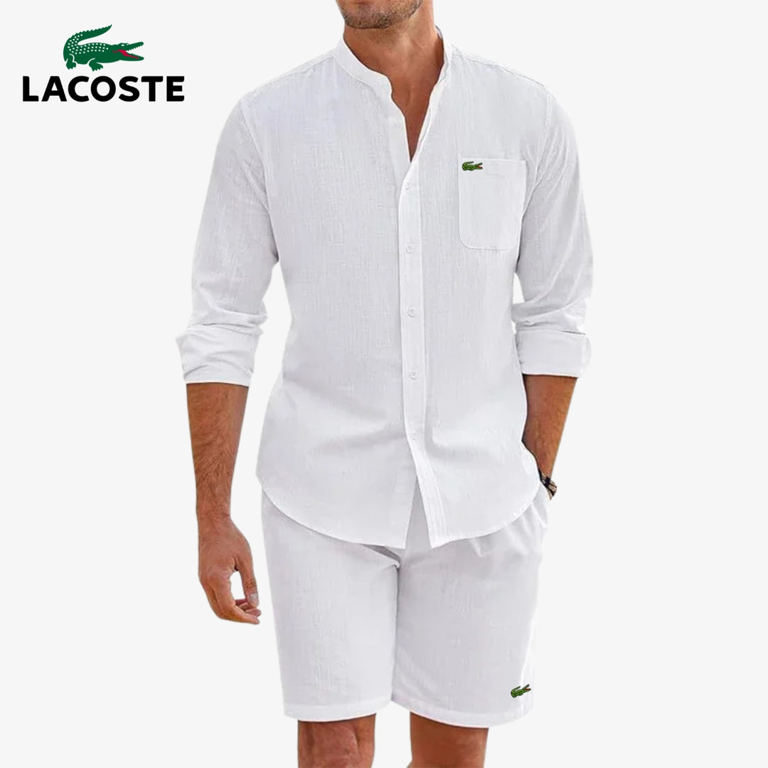 Set elegante di camicia e pantaloncini