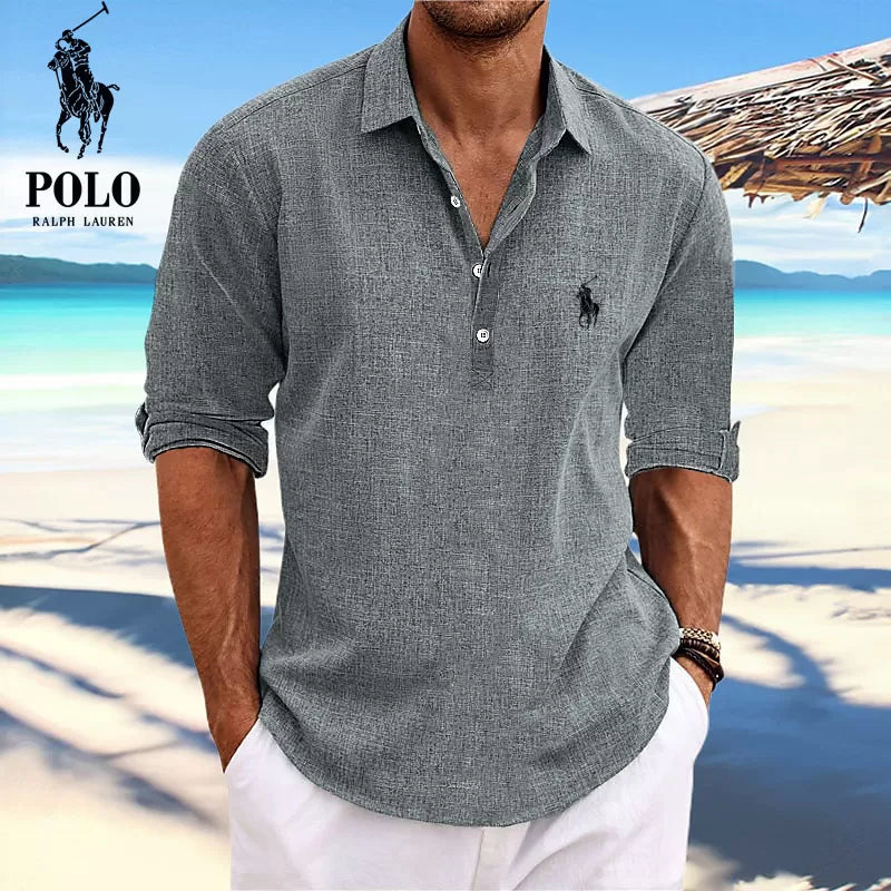 Camicia estiva a maniche lunghe