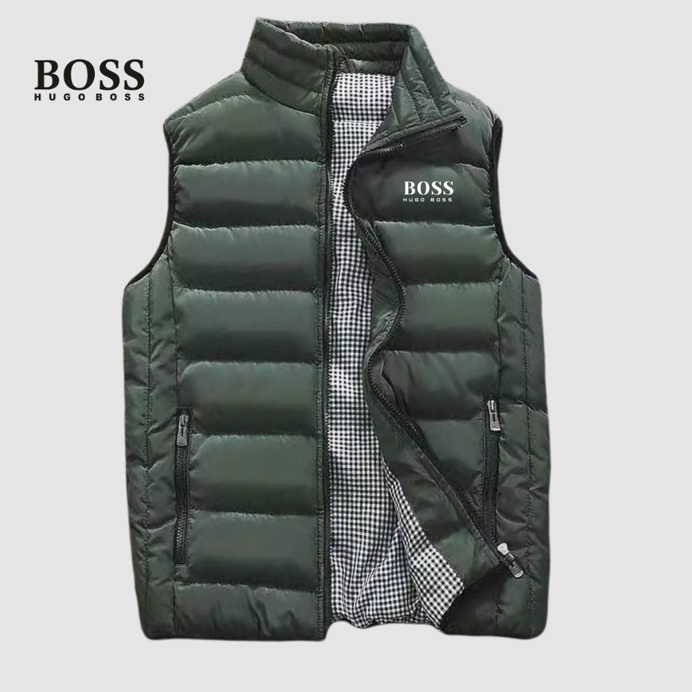 Giacca senza maniche casual da uomo