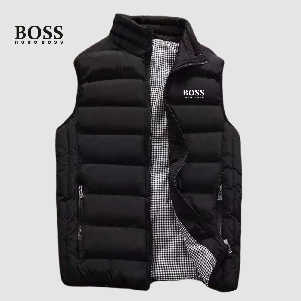 Giacca senza maniche casual da uomo