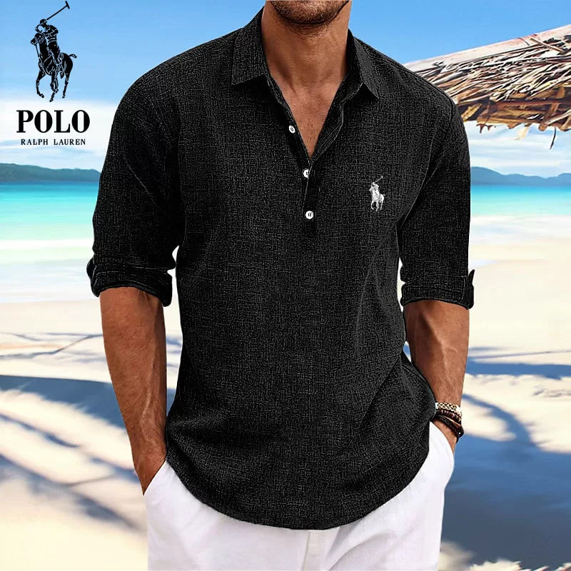Camicia estiva a maniche lunghe