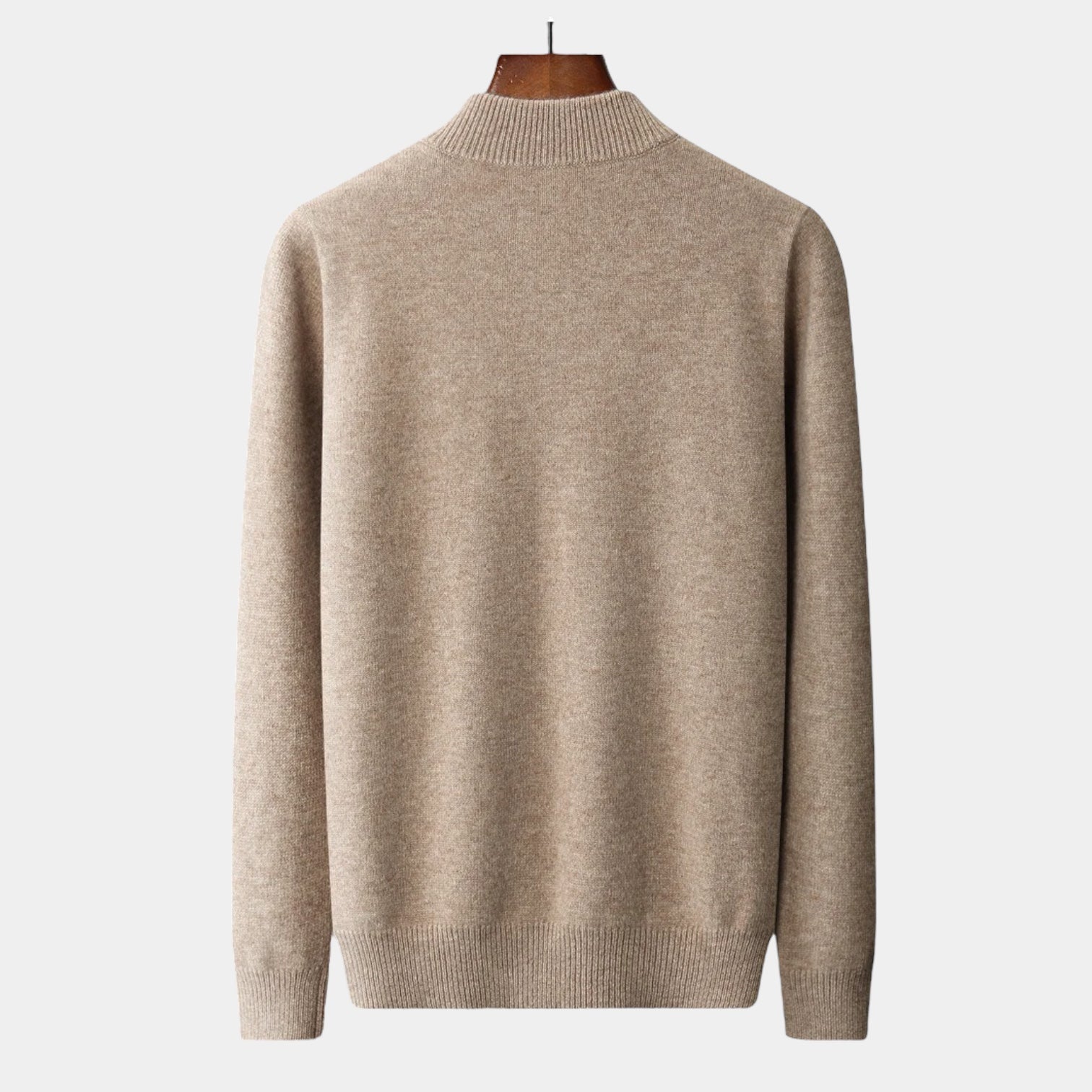 Pullover con Mezza Zip