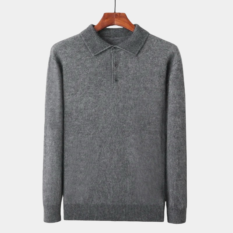 Pullover con Colletto Polo
