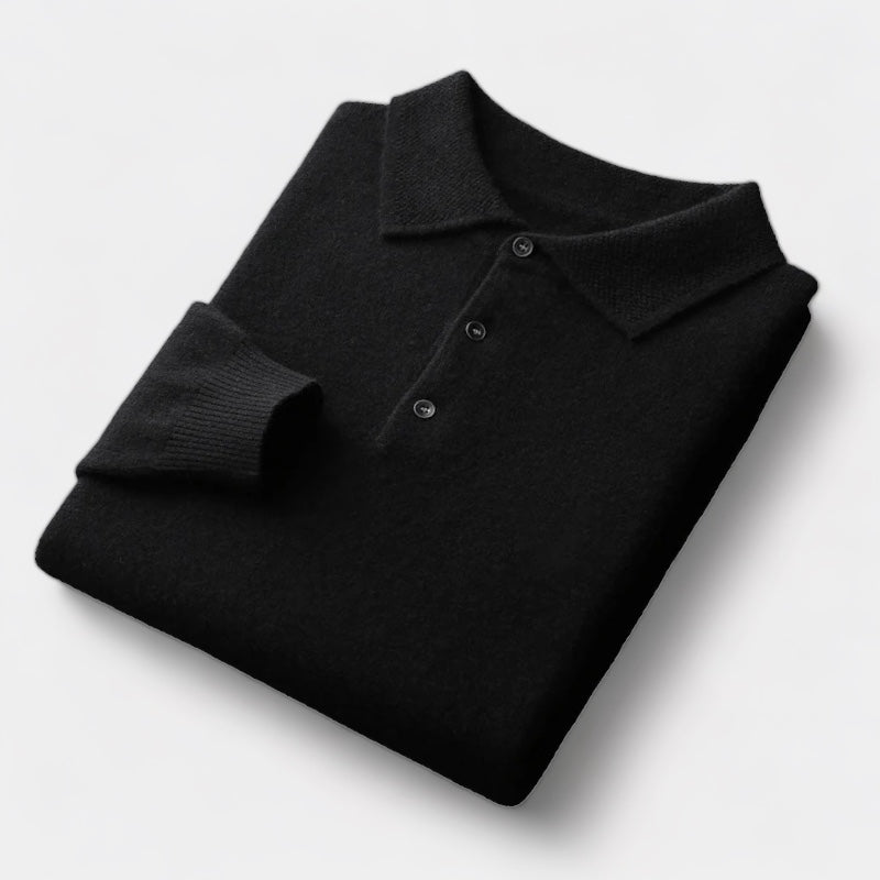 Pullover con Colletto Polo