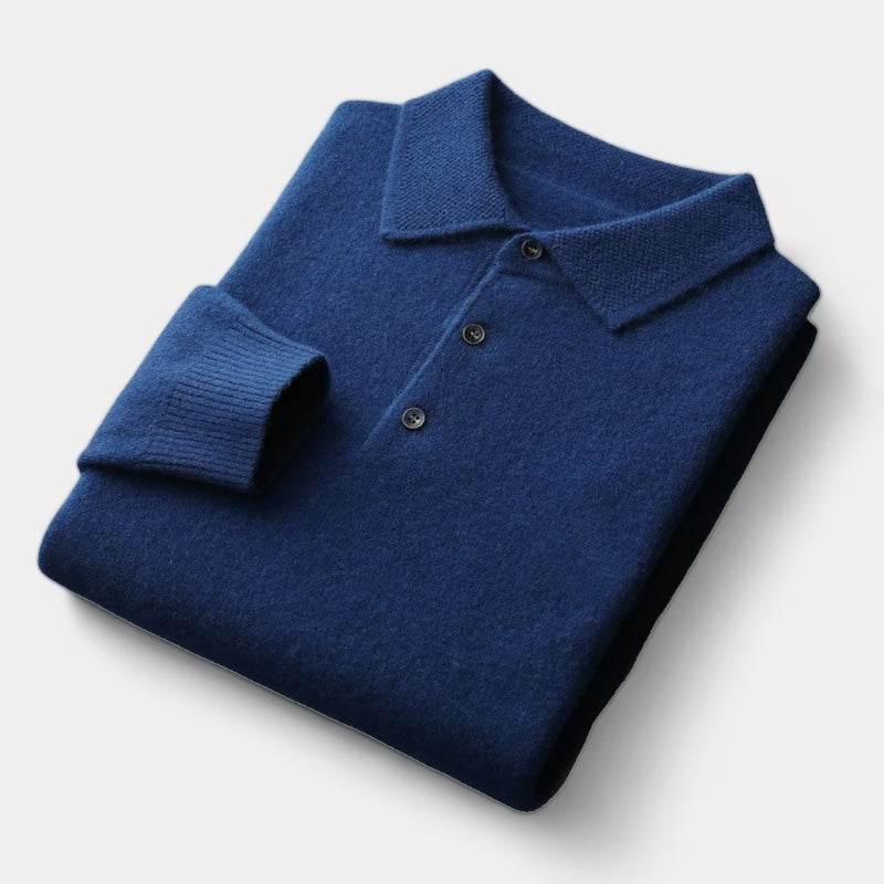 Pullover con Colletto Polo
