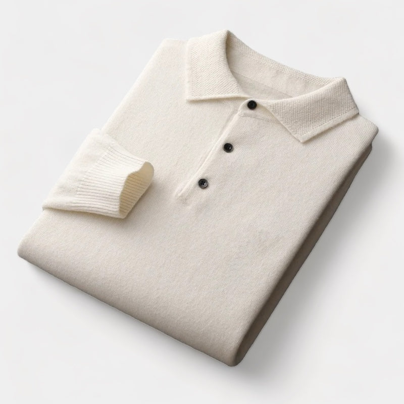 Pullover con Colletto Polo