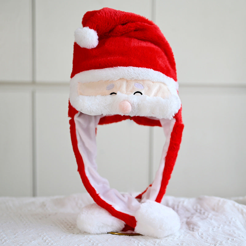 Cappello di Natale Mobile Novità – Carino Cappello Invernale per le Feste di Babbo Natale/Pupazzo di Neve/Alce
