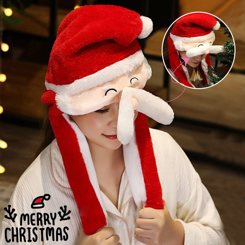 Cappello di Natale Mobile Novità – Carino Cappello Invernale per le Feste di Babbo Natale/Pupazzo di Neve/Alce