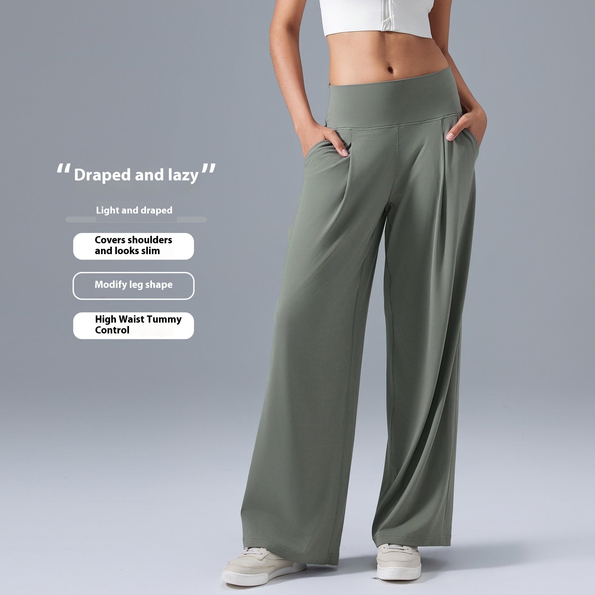 Nuovi Pantaloni Casual Larghi da Donna