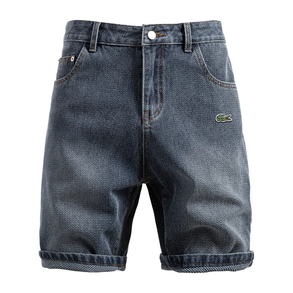Pantaloncini di jeans casual da uomo