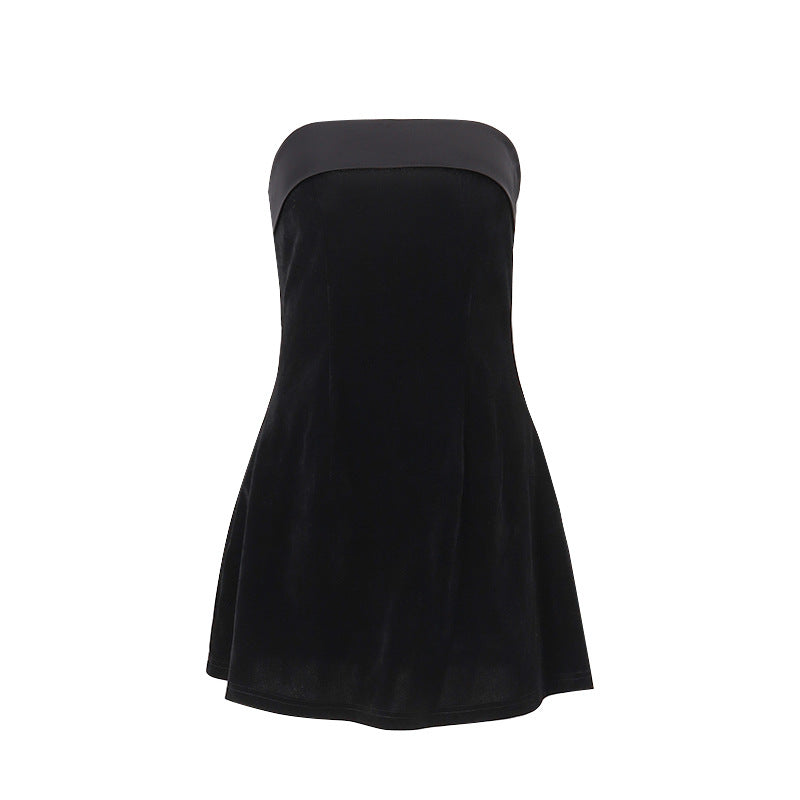 Abito Tubolare Slim da Donna con Zip – Abito da Festa e da Sera Corto ad A-line