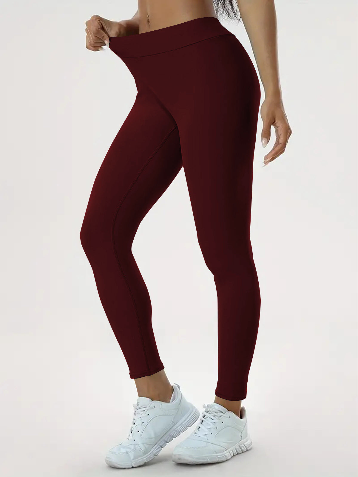 Pantaloni da Yoga da Donna Vita Alta Sollevamento Vita Alta Pantaloni Fitness Elastici e Aderenti