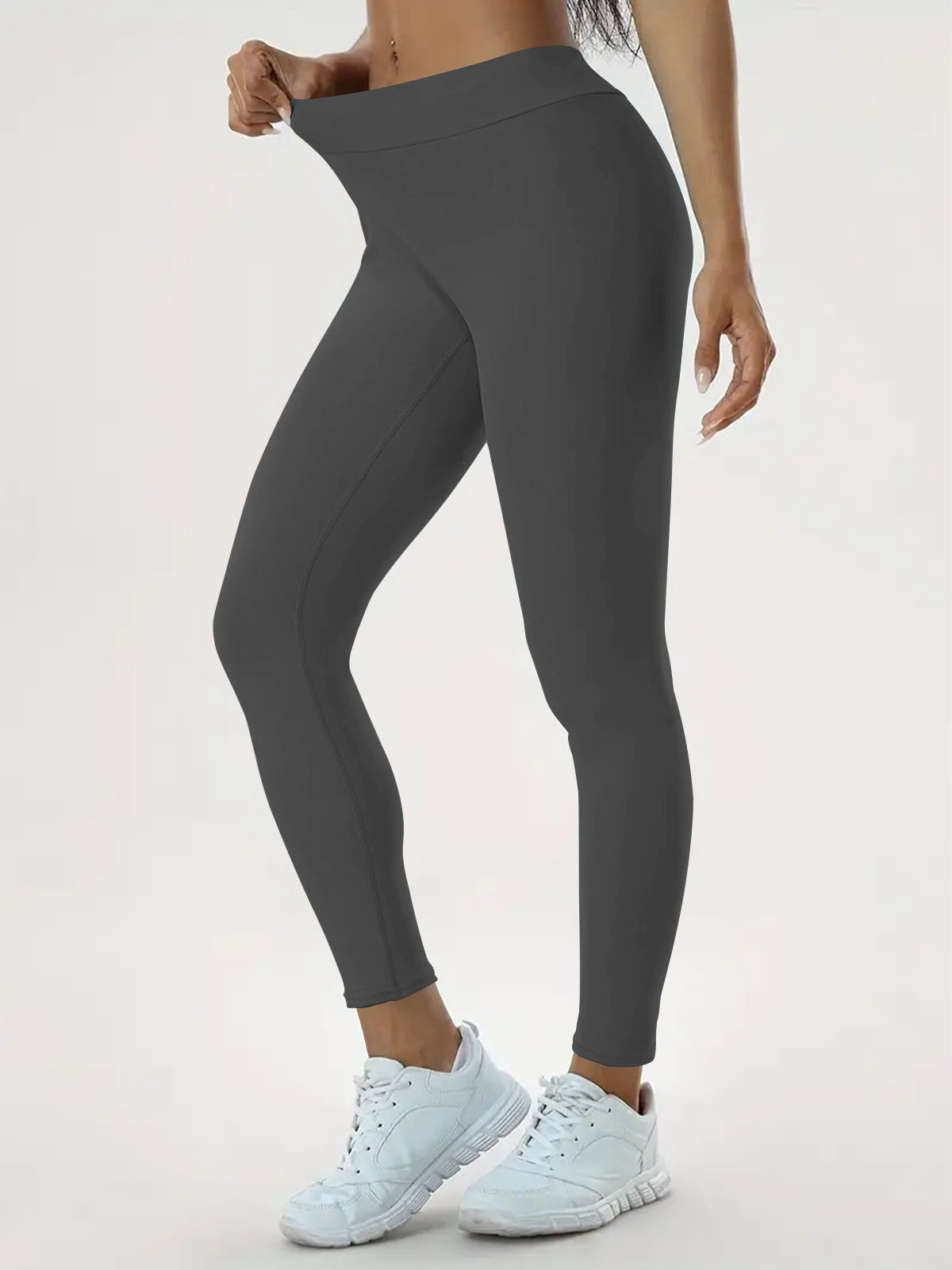Pantaloni da Yoga da Donna Vita Alta Sollevamento Vita Alta Pantaloni Fitness Elastici e Aderenti