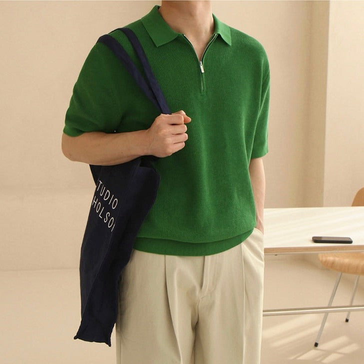 Polo con Zip
