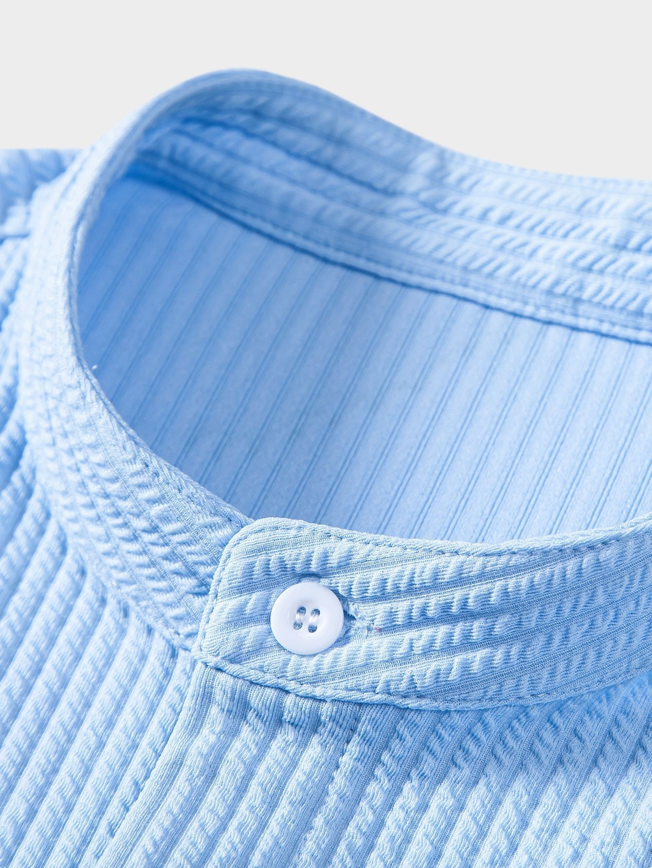 Camicia con colletto alla coreana