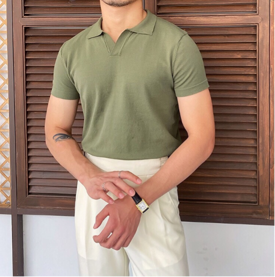 Polo con Scollo a V